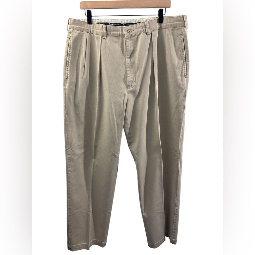 VTG Polo Chino Ralph Lauren Casual Andrew Pant - Size 38 x 31 - Khaki Tan. Spot